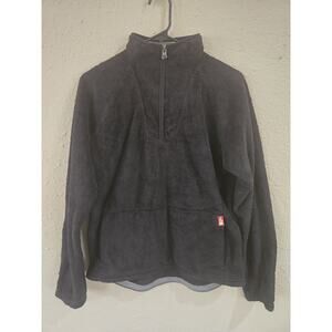The North Face Women's 1/4 Zip Half Dome Fleece Jacket, Black, Size Medium